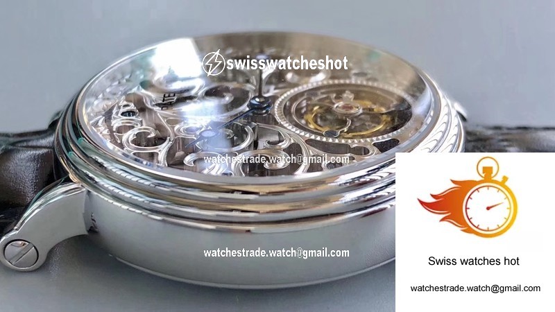 Patek Philippe Tourbillon 316L Stainless Steel Skeleton Dial 4