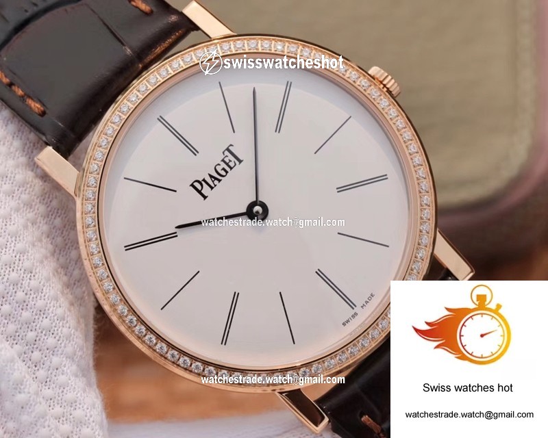 Piaget Altiplano Mecanique P10584 G0A36125 MKS Factory Rose Gold Diamond Bezel 4