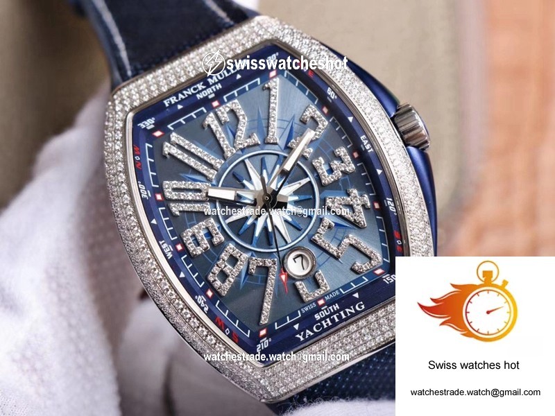 Franck Muller MEN’S Collection V45 SC DT Yachting ZF Factory Blue Dial 4