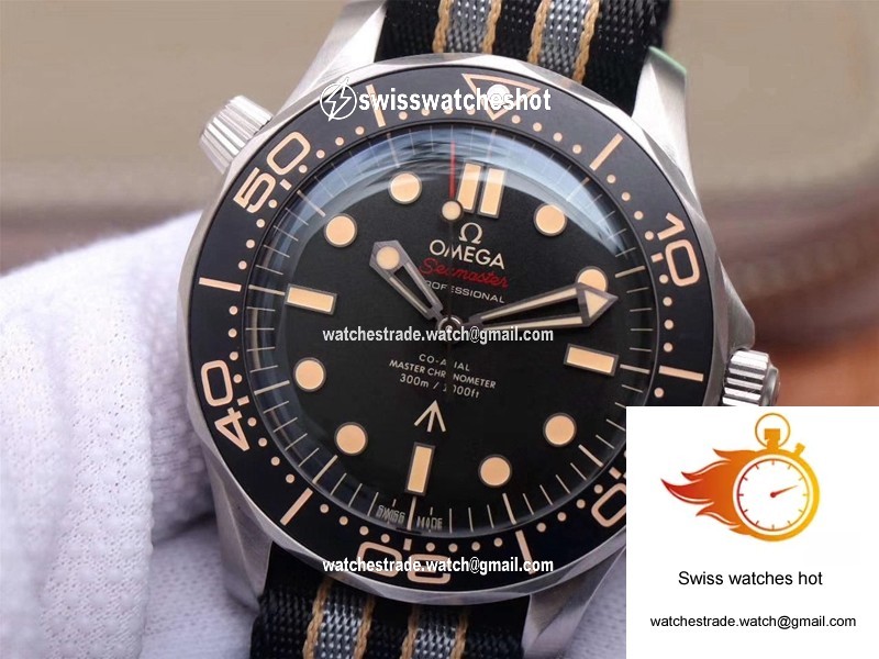 Omega Seamaster 210.92.42.20.01.001 James Bond 007 VS Factory Black Dial 4