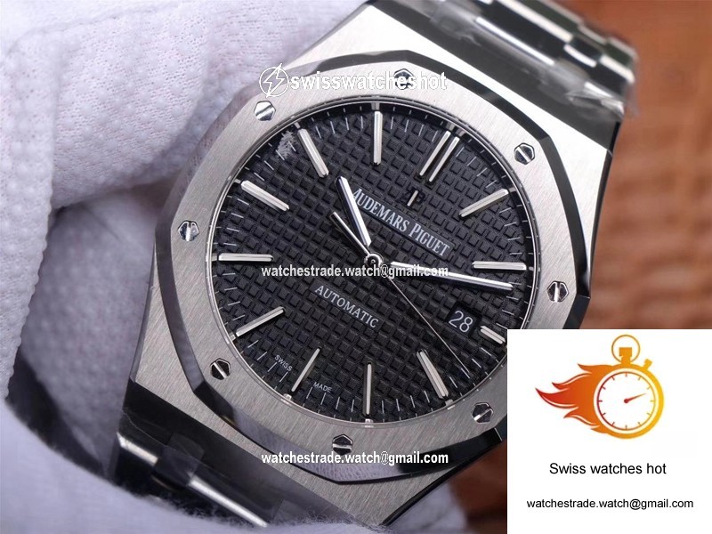 Audemars Piguet Royal Oak 15400ST.OO.1220ST.01 ZF Factory Black Dial 4