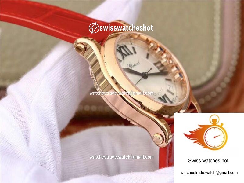 Chopard Happy Sport 36MM Automatic Rose Gold Diamonds YF Factory 274808-5001 Rad 4