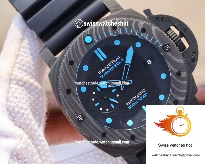 VS Factory Panerai Submersible Carbotech 47MM PAM01616 4