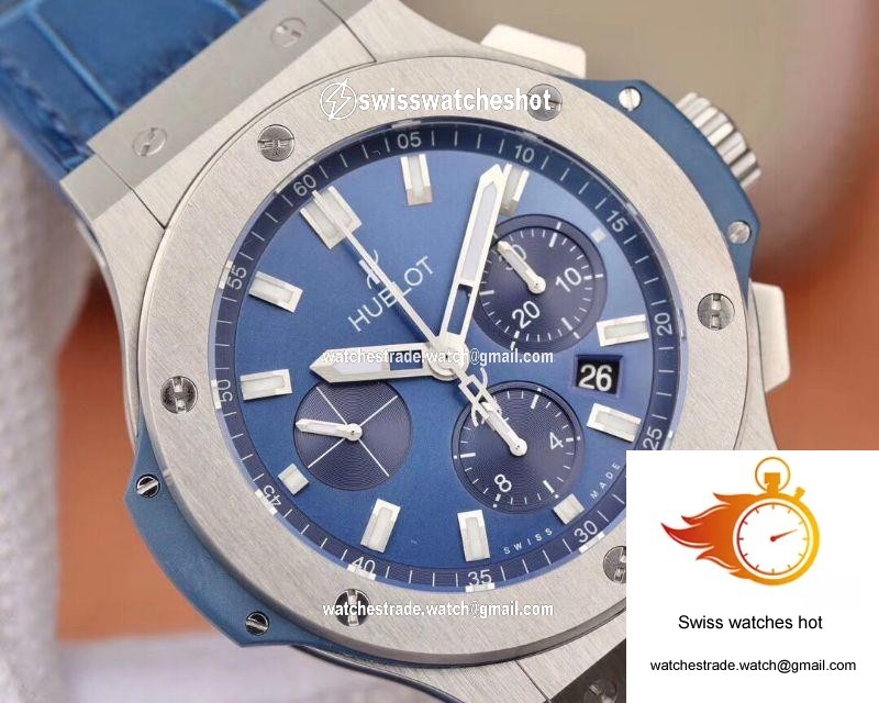 Hublot Big Bang Classic Fusion Chronograph 44mm 301.SX.7170.LR V6 Factory Blue Dial 4