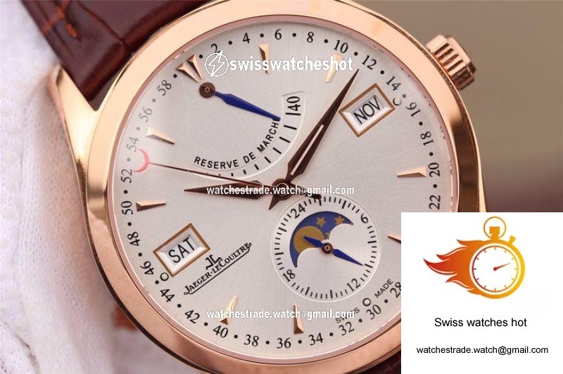 Jaeger-LeCoultre Master Calendar Q151242A Rose Gold Silver Dial 4