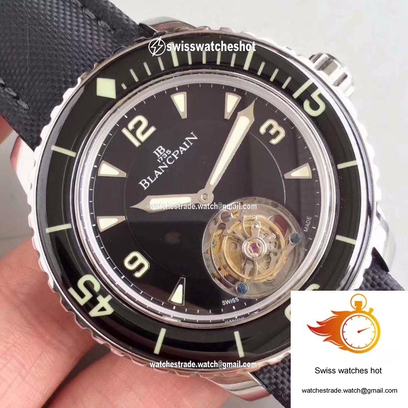 Blancpain Fifty Fathoms Tourbillon JB Factory Black Dial 4