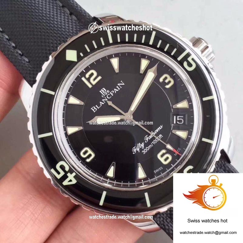 Blancpain Fifty Fathoms 5015-1130-52 ZF Factory Black Dial 4