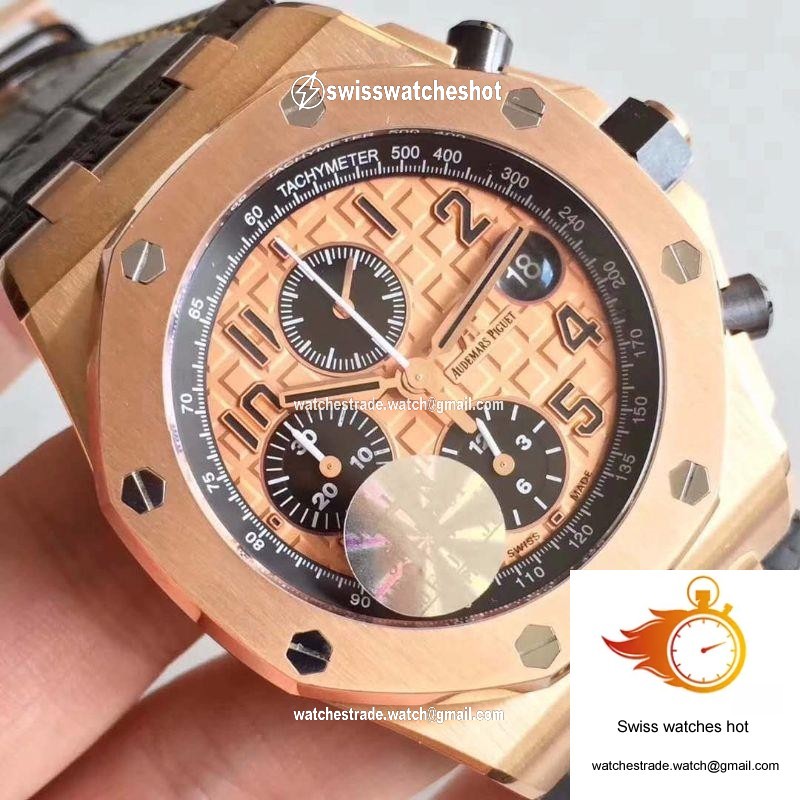 Audemars Piguet Royal Oak Offshore 26470OR.OO.A002CR.01 JF Factory V2 Gold Dial 4