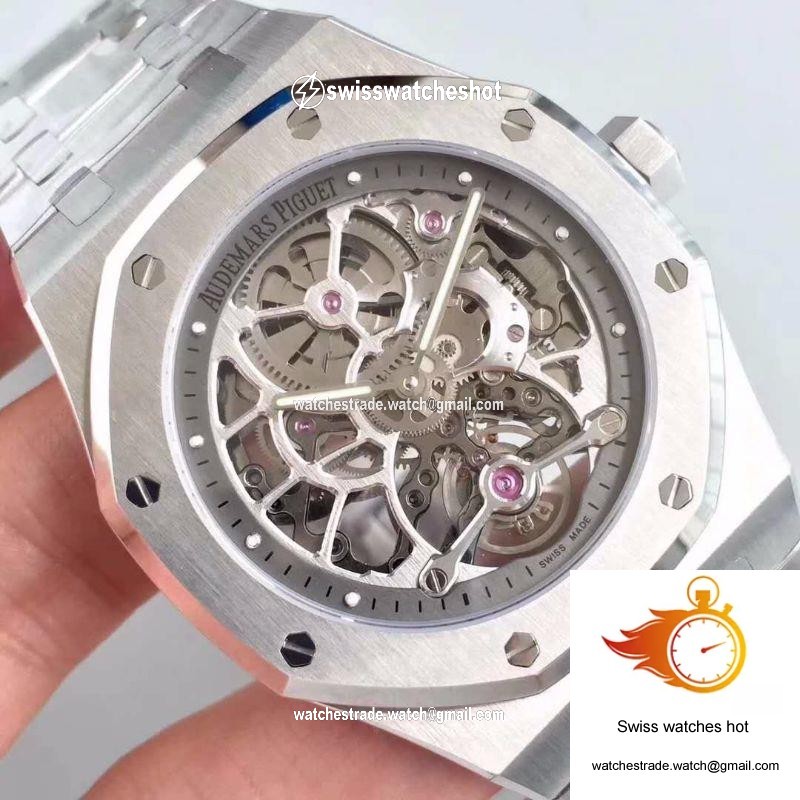 Audemars Piguet Royal Oak 26518ST.OO.1220ST.01 Tourbillon Skeleton Dial 4