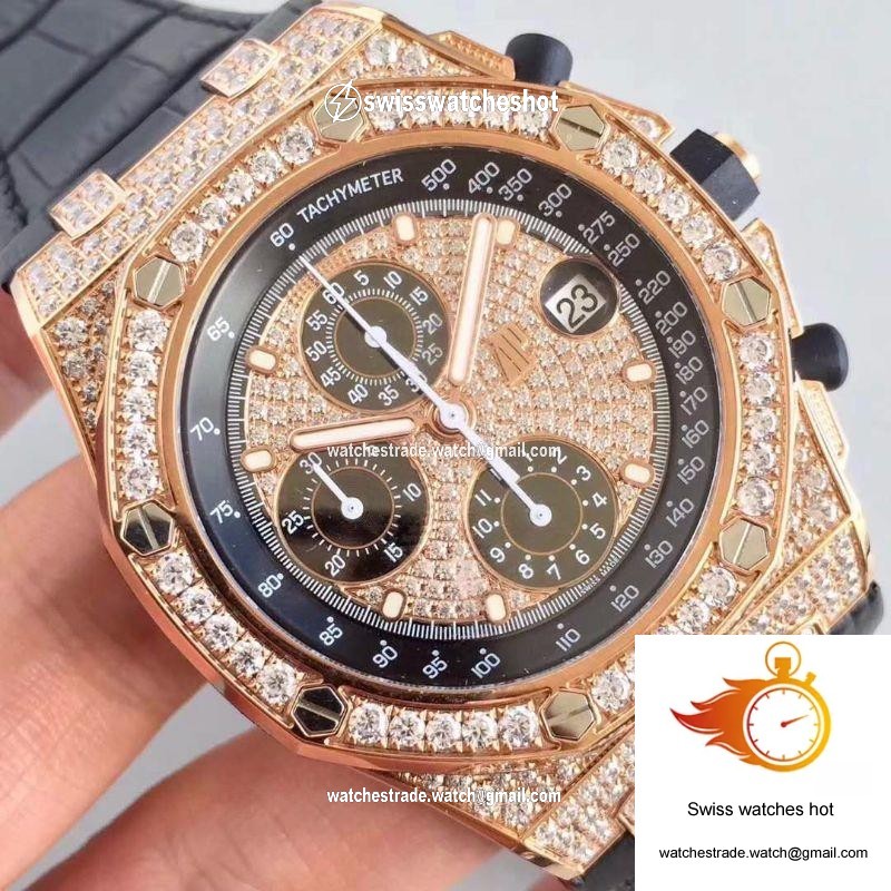 Audemars Piguet Royal Oak Offshore 26067OR.ZZ.D002CR.01 JF Factory V3 Diamond Dial 4