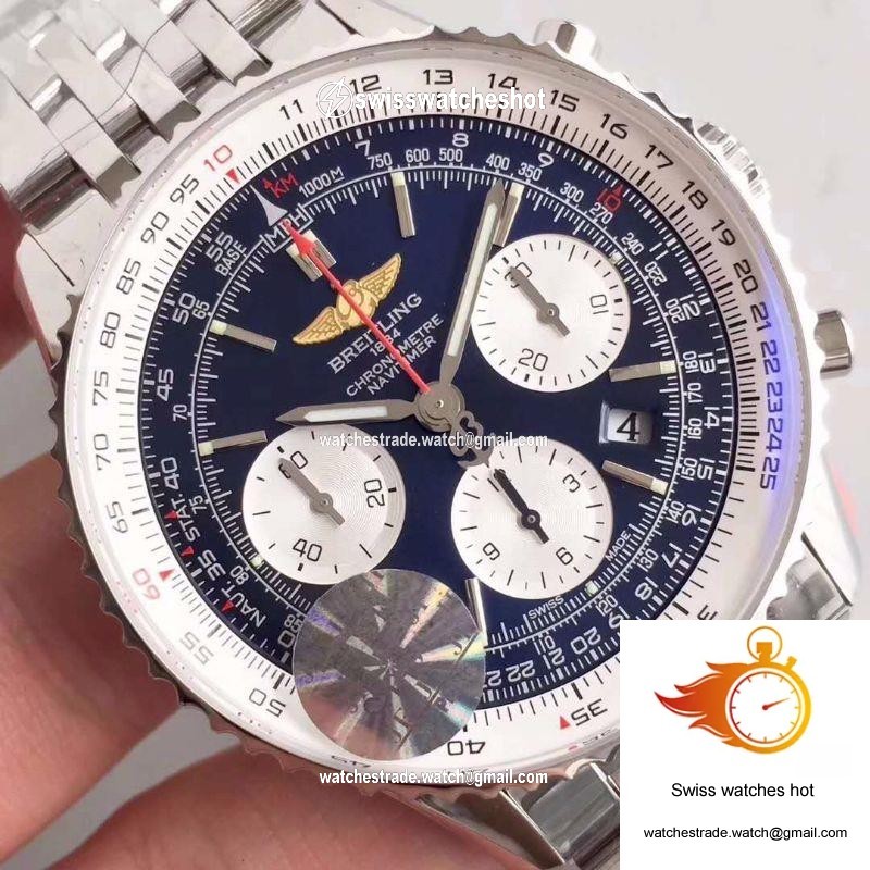 Breitling Navitimer 01 AB012012/BB01/447A JF Factory Blue Dial 4