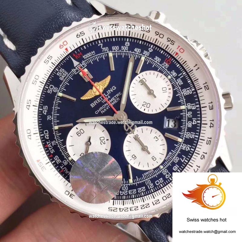 Breitling Navitimer 01 AB012012/BB01/437X/A20BA.1 JF Factory Blue Dial 4
