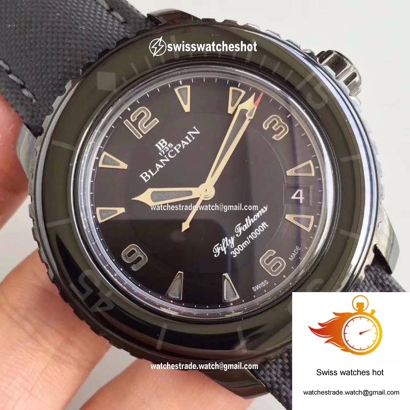 Blancpain Fifty Fathoms Dark Knight 5015-11C30-52A ZF Factory Black Dial 4