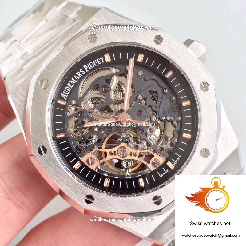 Audemars Piguet Royal Oak 15407ST.OO.1220ST.01 JF Factory Skeleton Dial 4