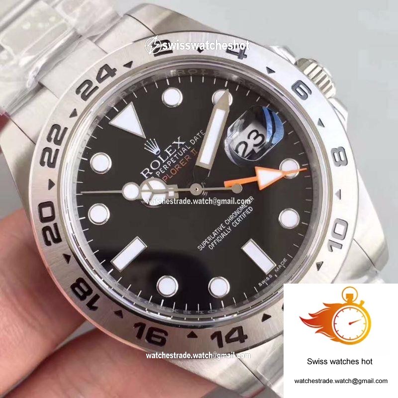 Rolex Explorer II 216570 2018 Noob Factory V7 Black Dial 4