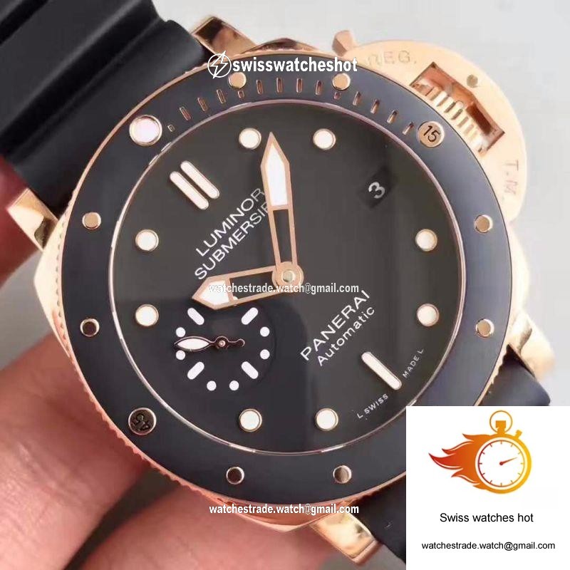Panerai Luminor Submersible PAM684 XF Factory Black Dial 4