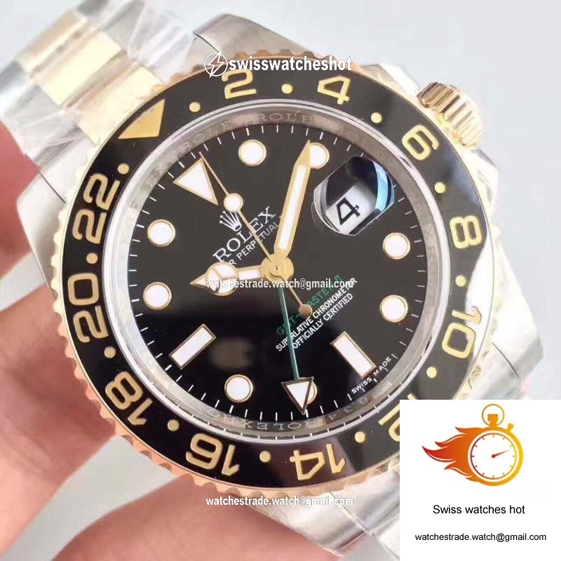 Rolex GMT-Master II 116713LN Noob Factory V9 Rose Gold Bezel 4