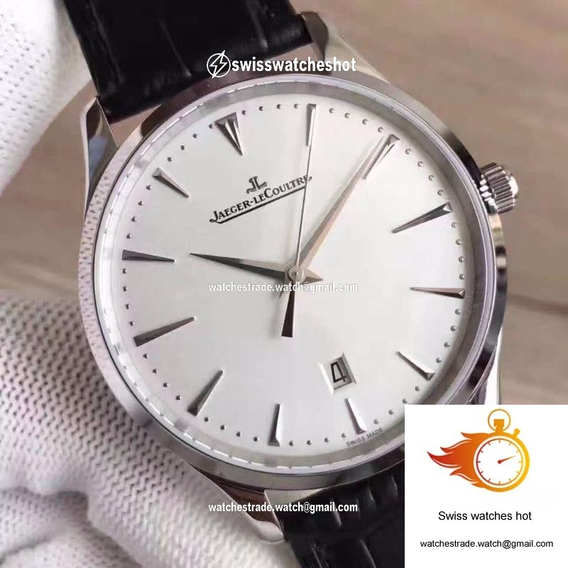 Jaeger-LeCoultre Master Ultra Thin Date 1288420 ZF Factory Silver Dial 4