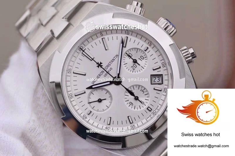 Vacheron Constantin Overseas Chronograph 5500V/110A-B075 8F Factory Silver Dial 4