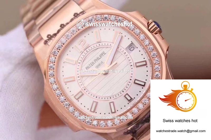 Patek Philippe Nautilus Ladies 7010/1R-011 Silver Dial 4