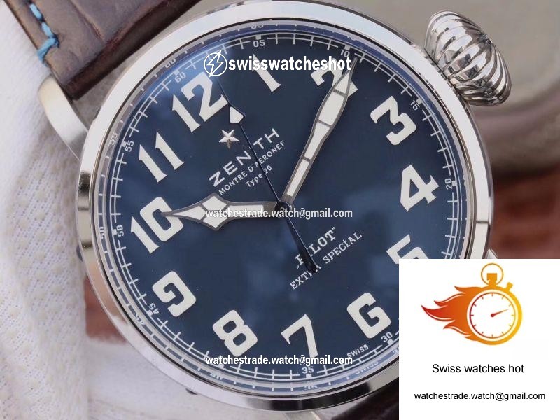 Zenith Pilot Type 20 Extra Special 03.2430.3000.21.C738 XF Factory Blue Dial 4