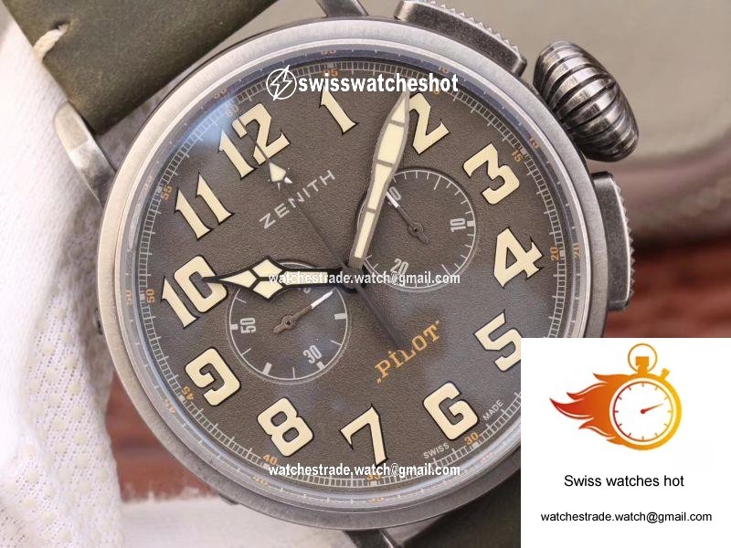 Zenith Pilot Type 20 Chronograph Extra Special 29.2430.4069/21.C800 XF Factory Gray Dial 4