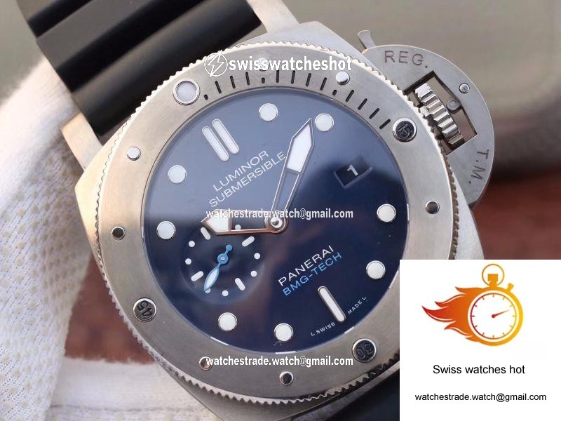 Panerai Luminor Submersible 1950 BMG-TECH 3 Days Automatic PAM 692 XF Factory Blue Dial 4