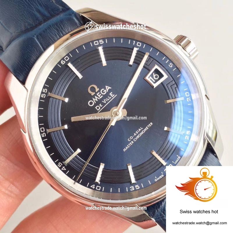 Omega De Ville Hour Vision Co-Axial 41MM 431.33.41.21.03.001 3S Factory Blue Dial 4