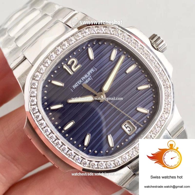 Patek Philippe Nautilus Ladies 7018/1A-010 PF Factory Blue Dial 4