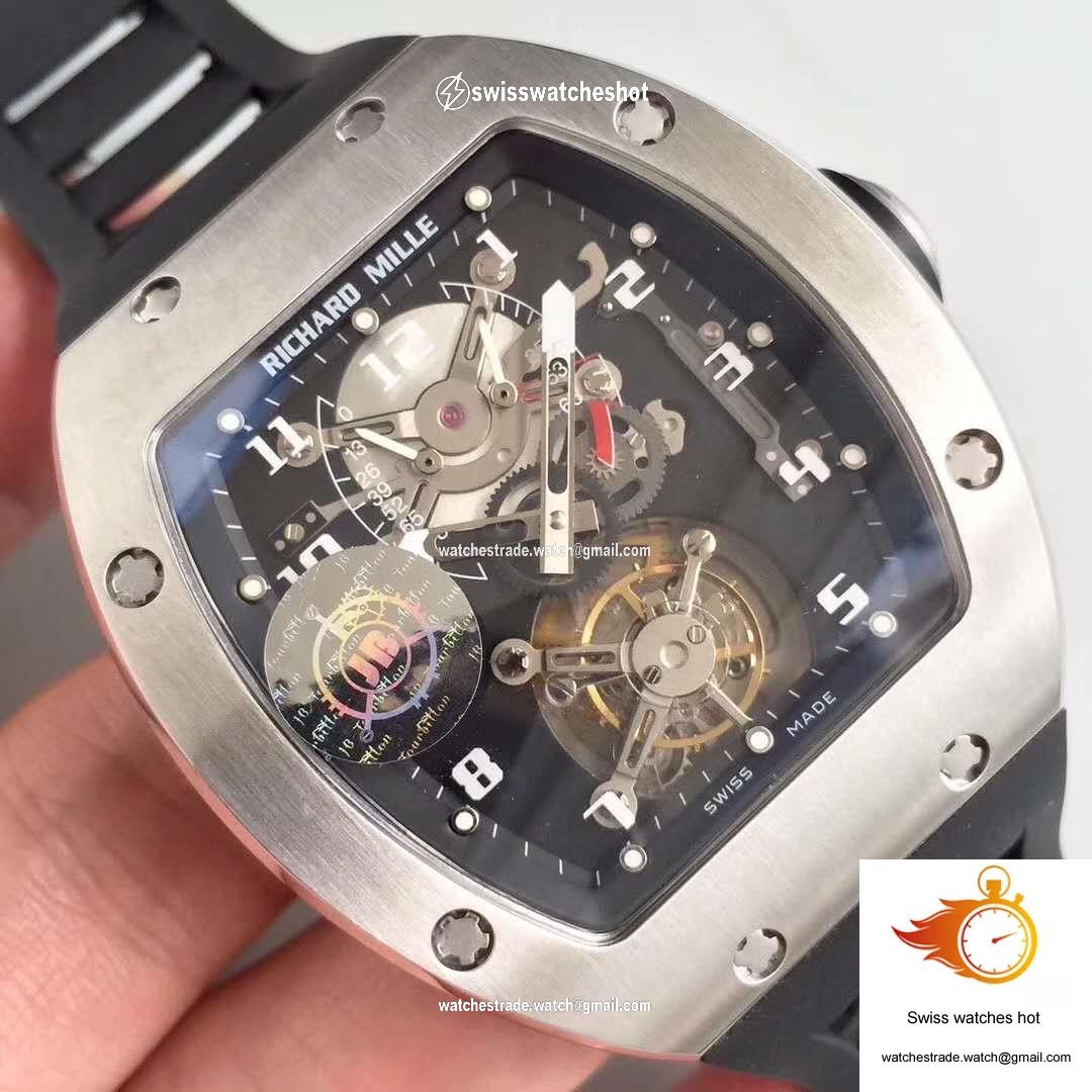 Richard Mille RM001 Tourbillon JB Factory Black Dial 4