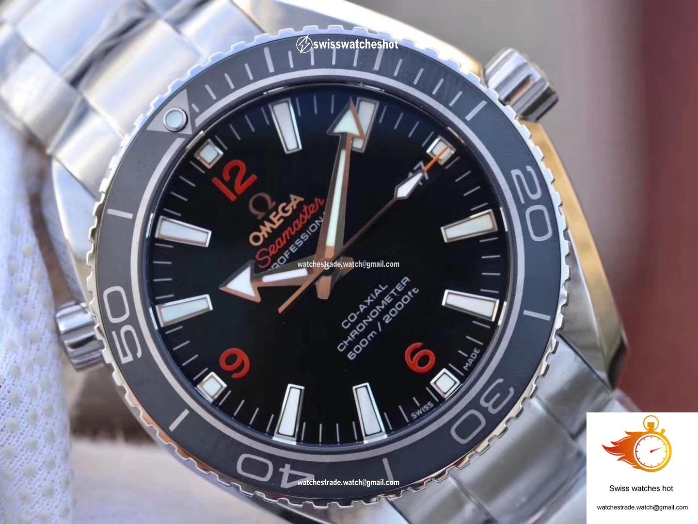 Omega Seamaster Planet Ocean 600M 45.5MM 232.30.46.21.01.003 MKS Factory Black Dial 4