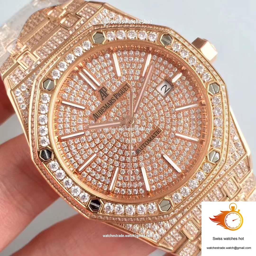Audemars Piguet Royal Oak Diamond Dial 4