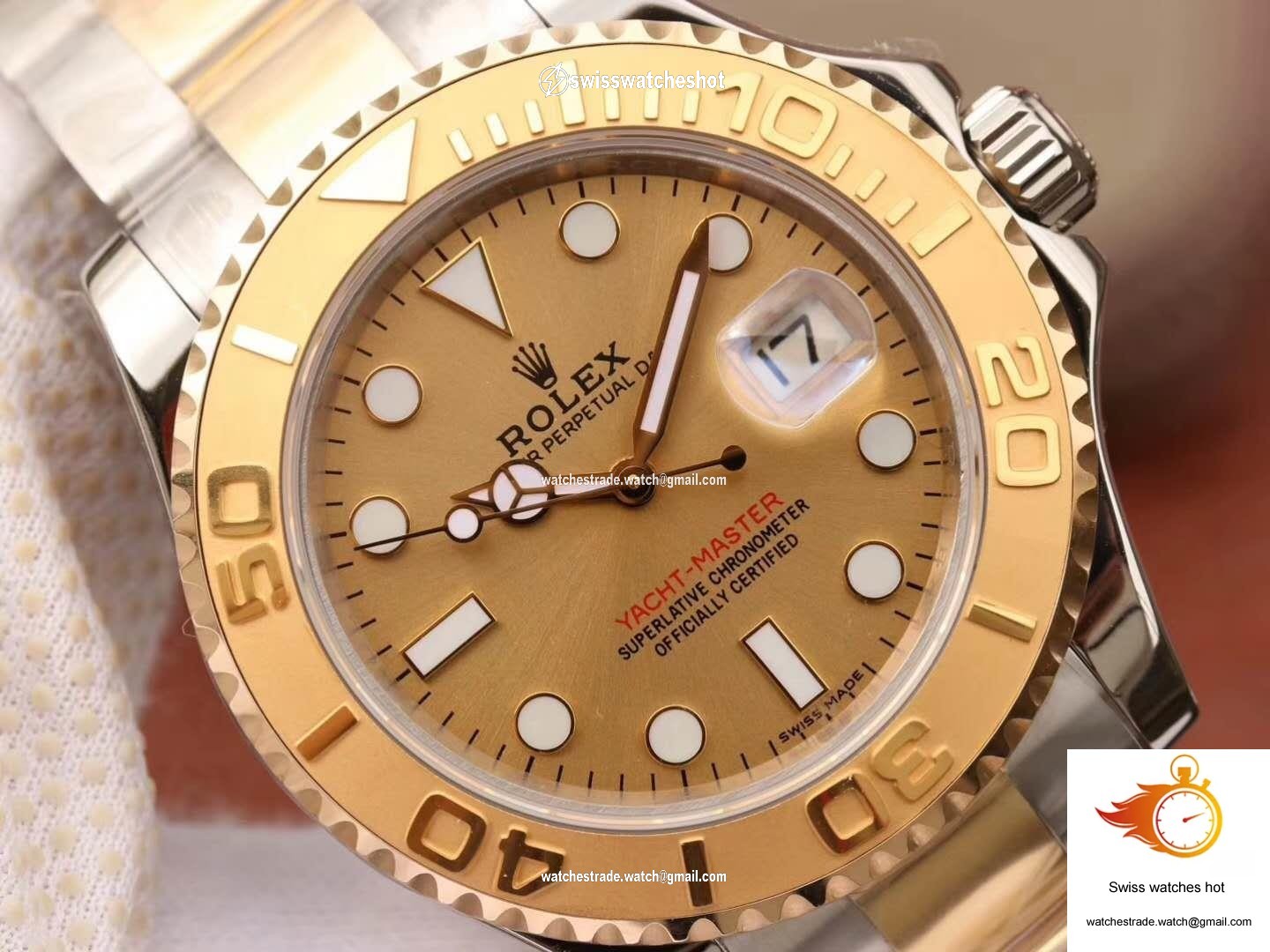 Rolex Yacht Master 116623 Champagne Dial 4