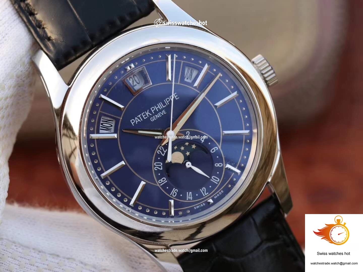 Patek Philippe Annual Calendar 5205G-013 Blue Dial 4