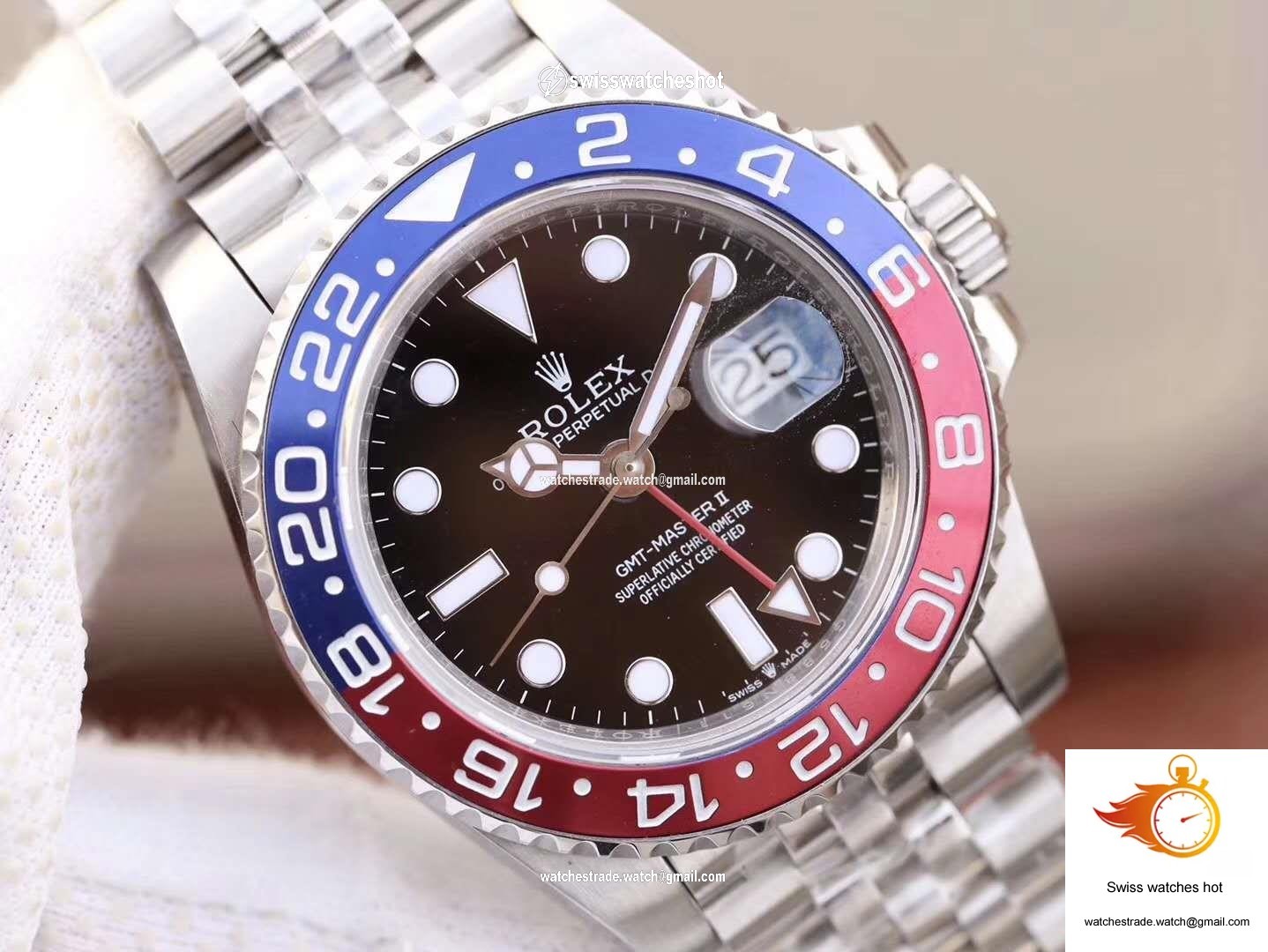 Rolex GMT Master II 126710BLRO GM Factory Black Dial 4