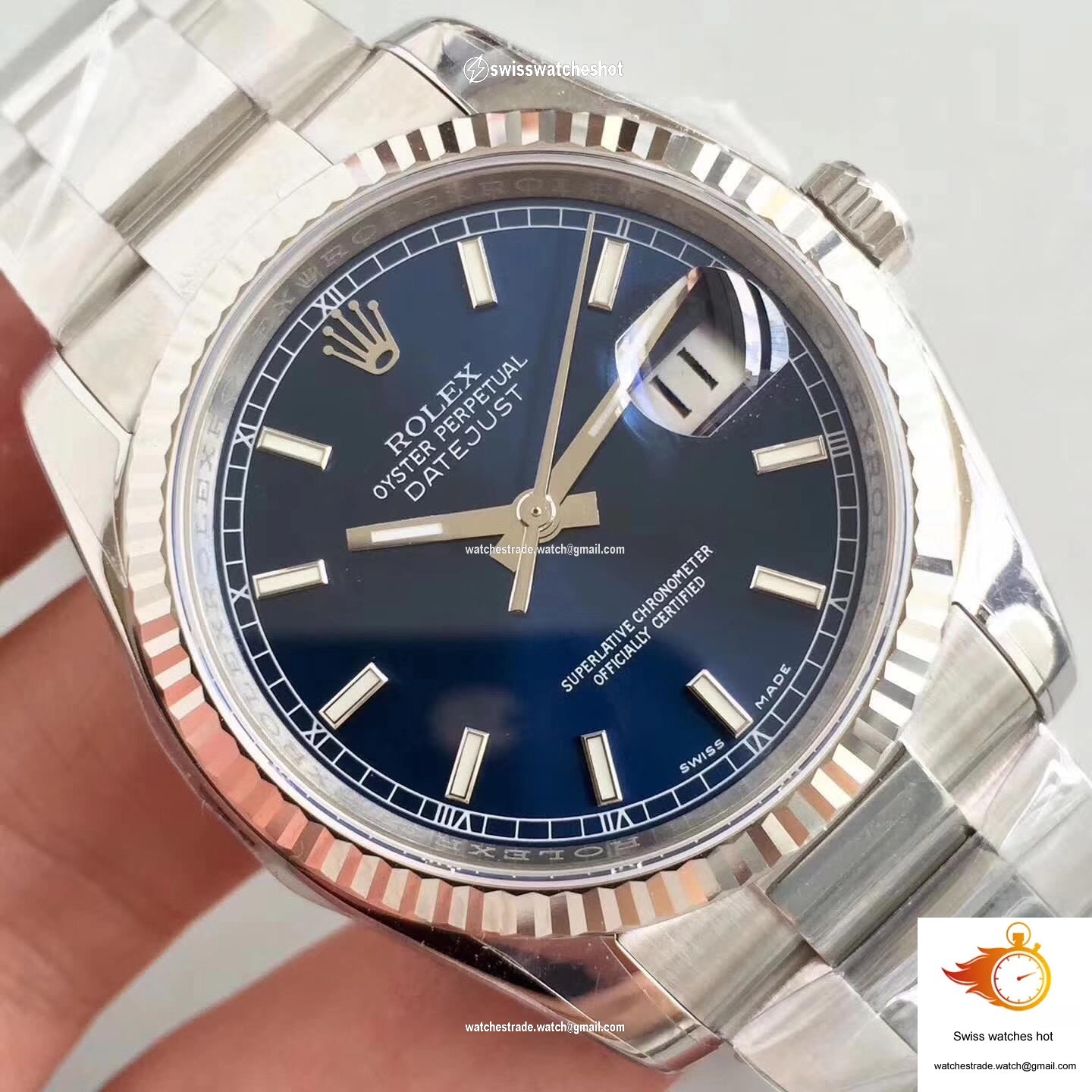 Rolex Datejust 116234 36mm AR Factory V2 Blue Dial 4