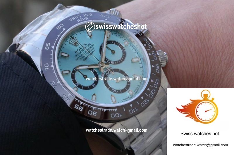 Rolex Daytona Cosmograph 116506 Noob Factory Ice Blue Dial 4