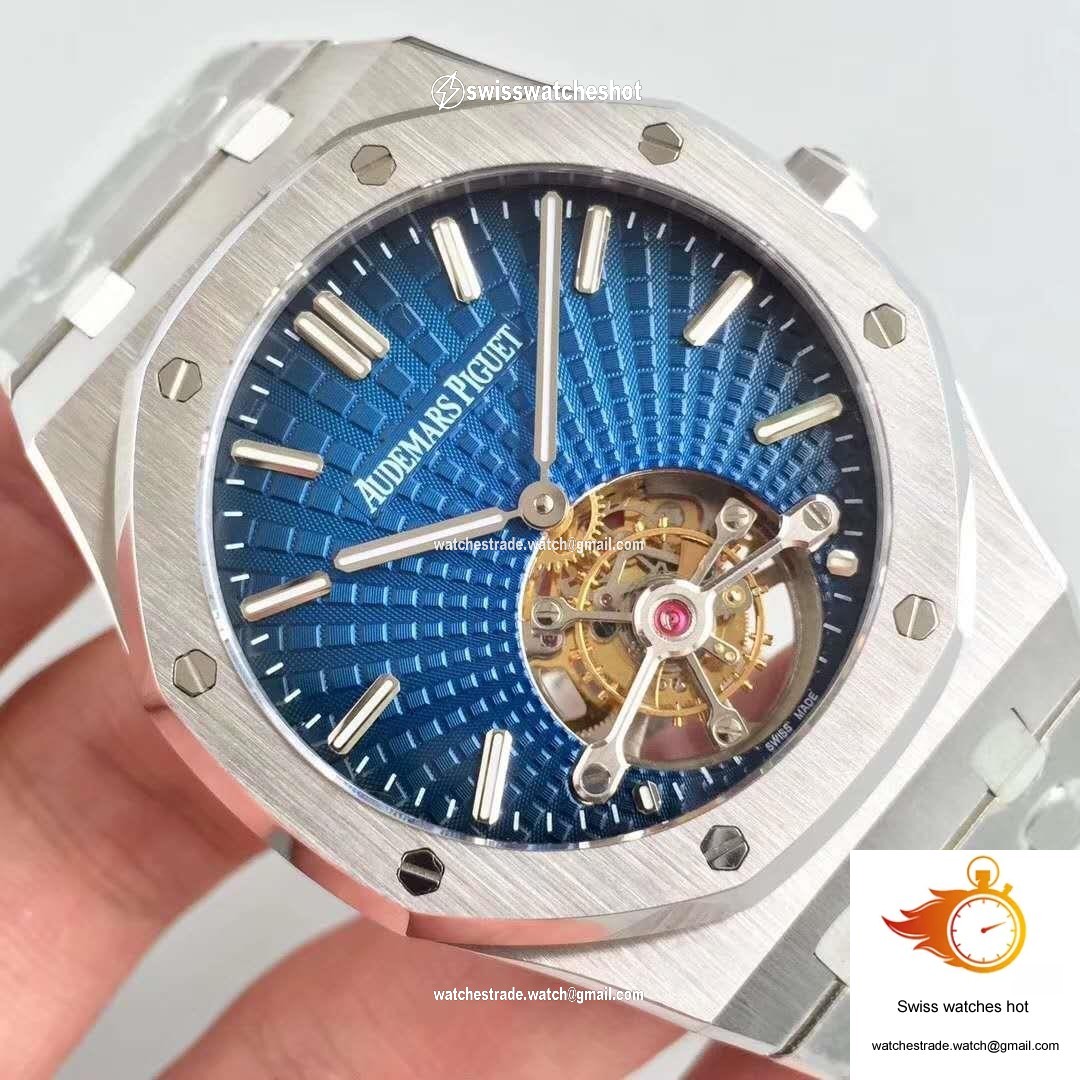 Audemars Piguet Royal Oak 26522 Tourbillon Extra Thin Blue Dial R8 Factory 4