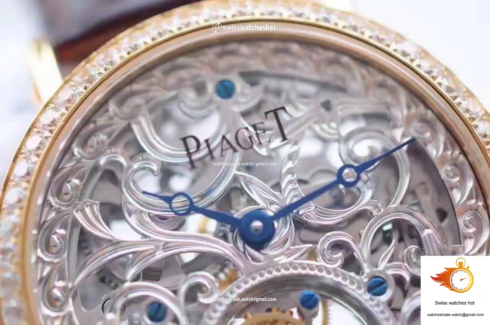 Piaget Tourbillon V6 Factory Carved Skeleton Dial 4