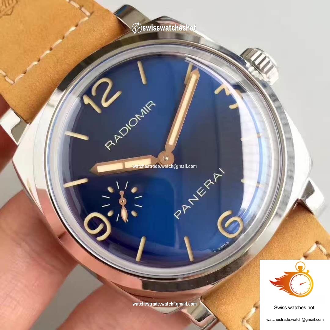 Panerai Radiomir 1940 PAM690 ZF Factory Blue Dial 4
