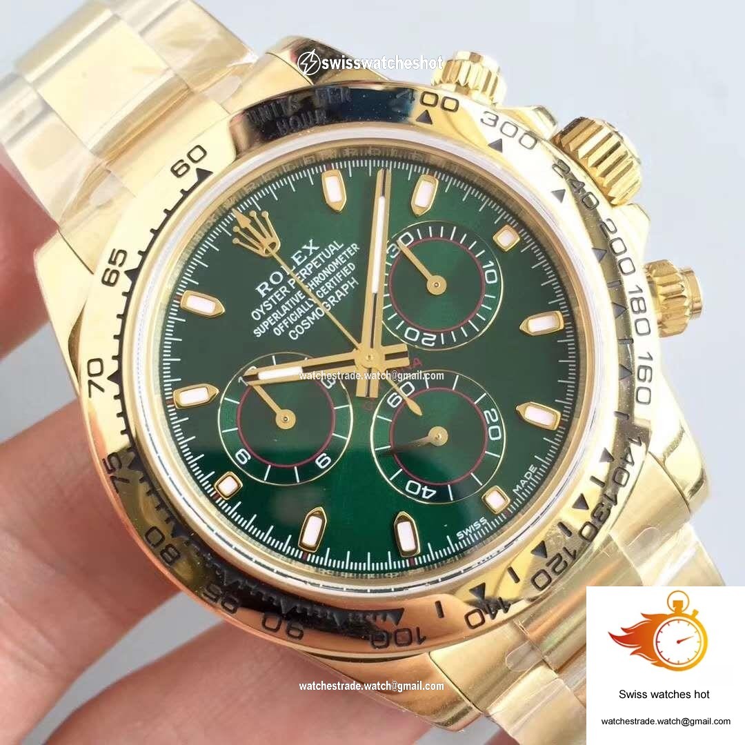 Rolex Daytona Cosmograph 116508 AR Factory Green Dial 4