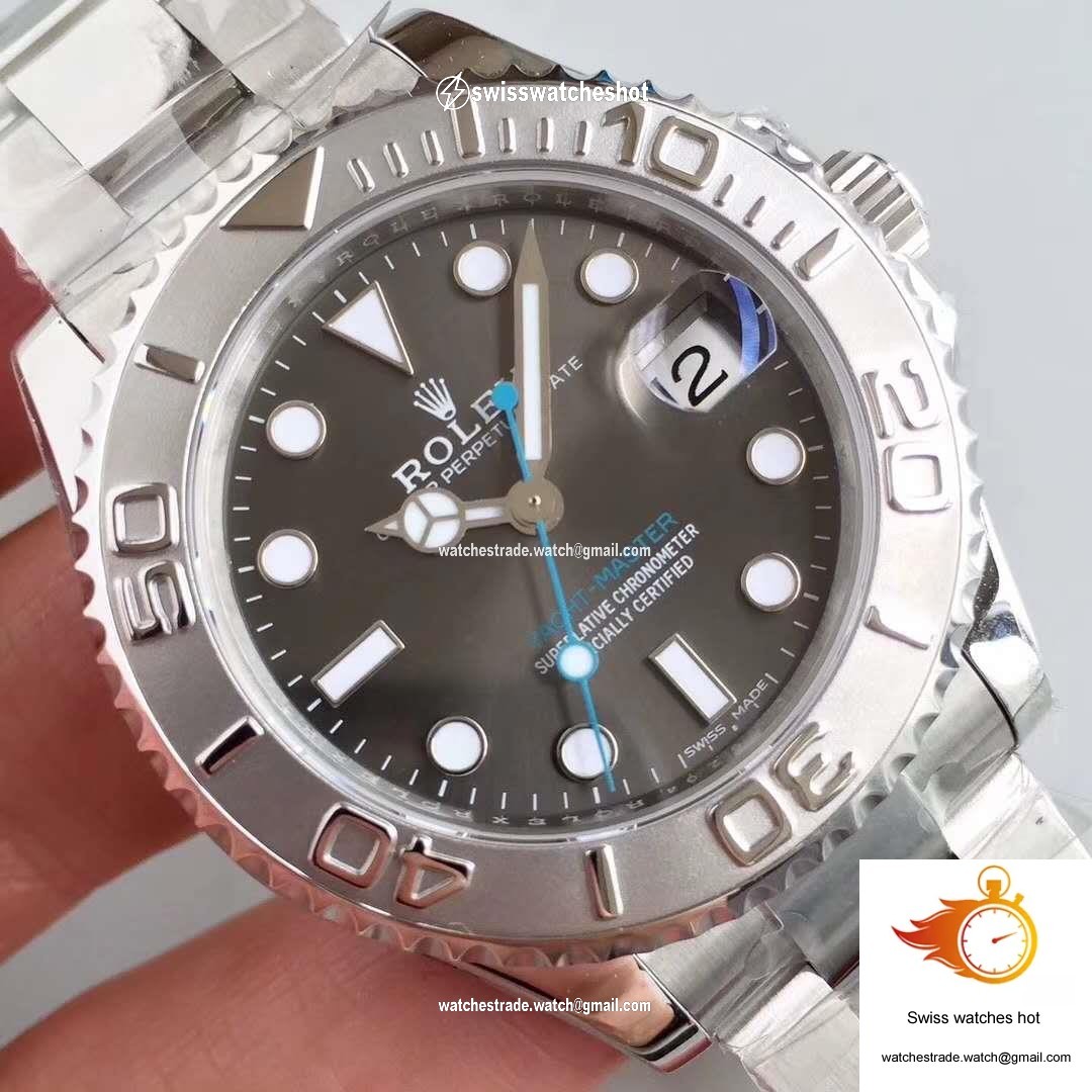 Rolex Yacht Master 268622 37mm AR Factory Anthracite Dial 4