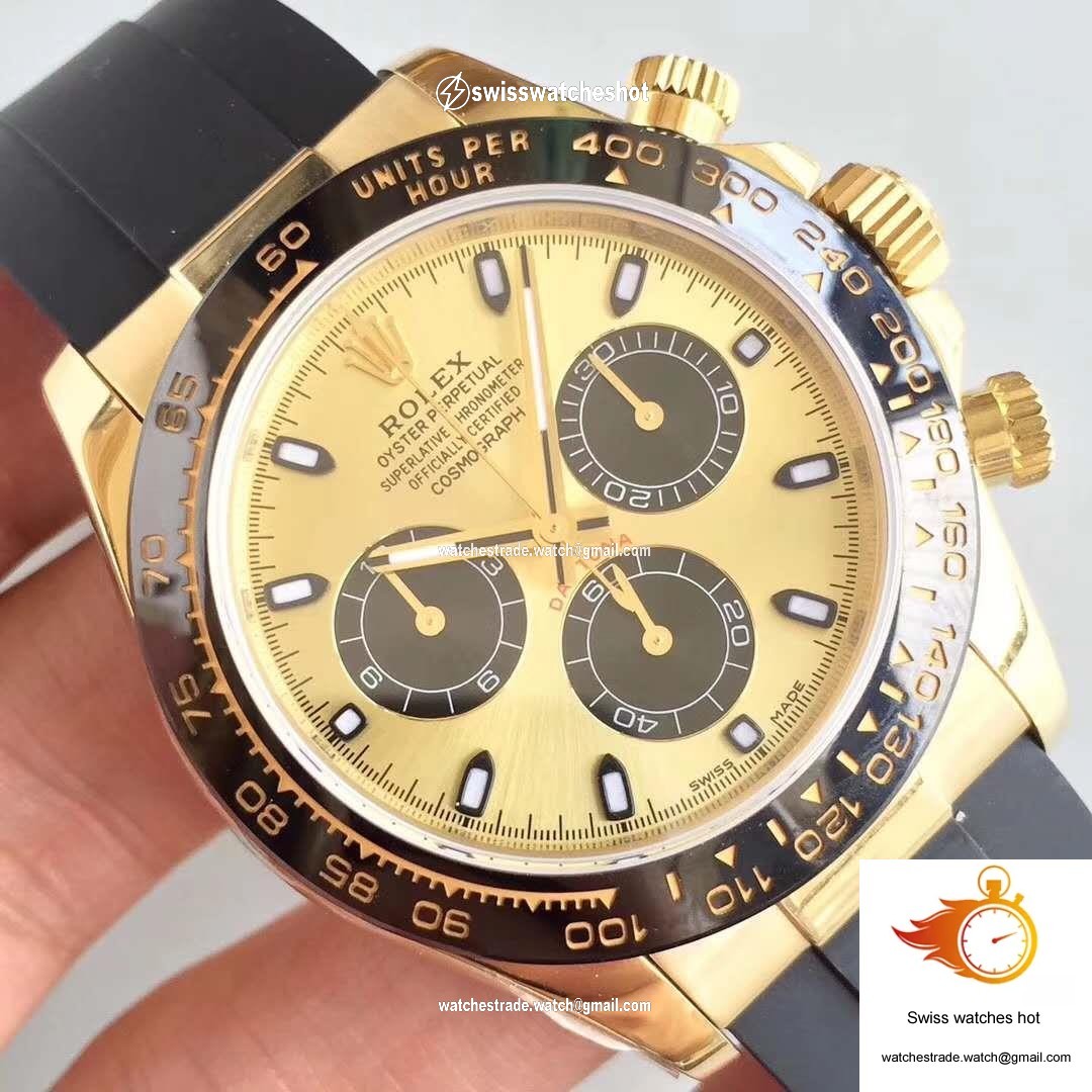 Rolex Daytona Cosmograph 116518LN AR Factory Champagne Dial 4