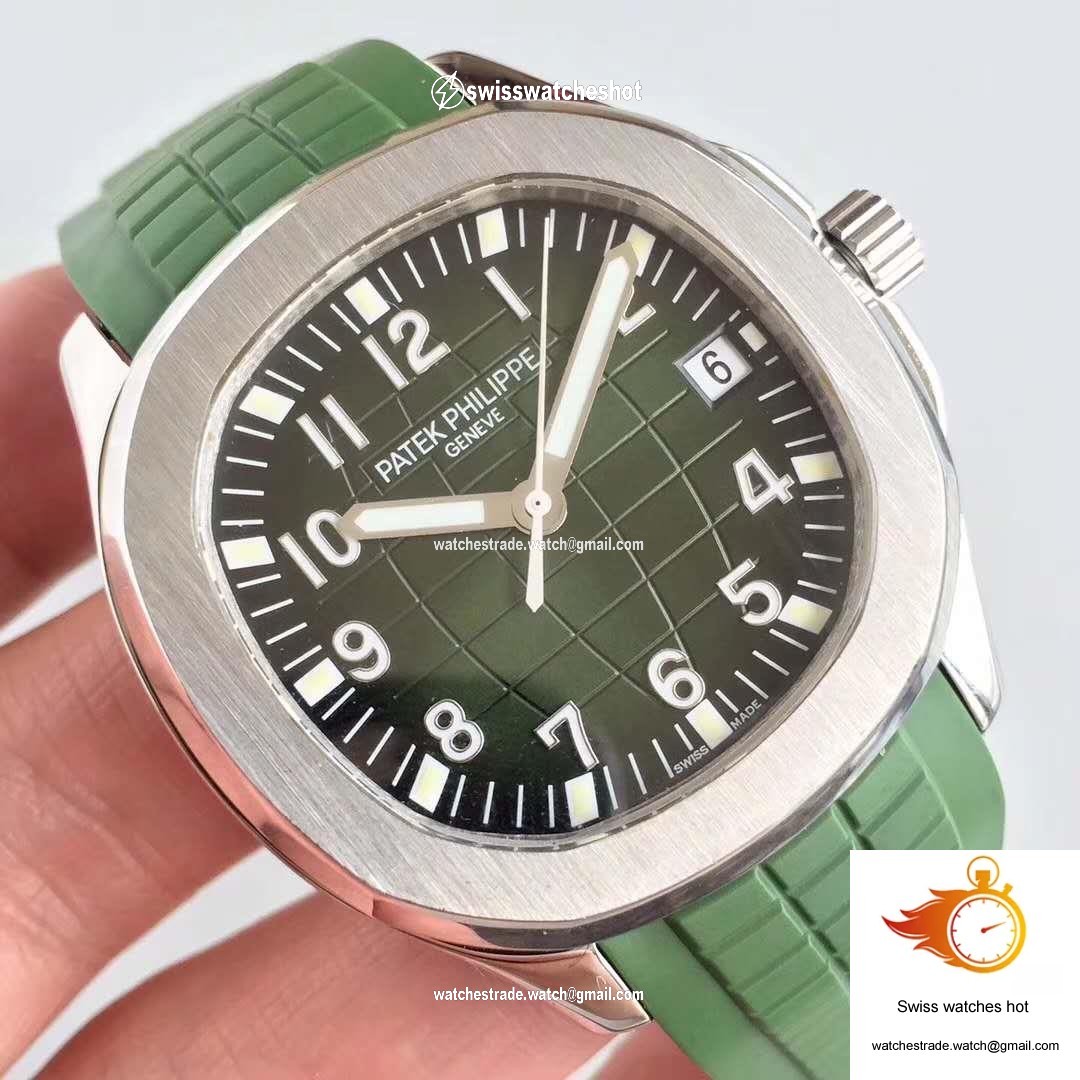 Patek Philippe Aquanaut Jumbo 5167A PF Factory Green Dial 4