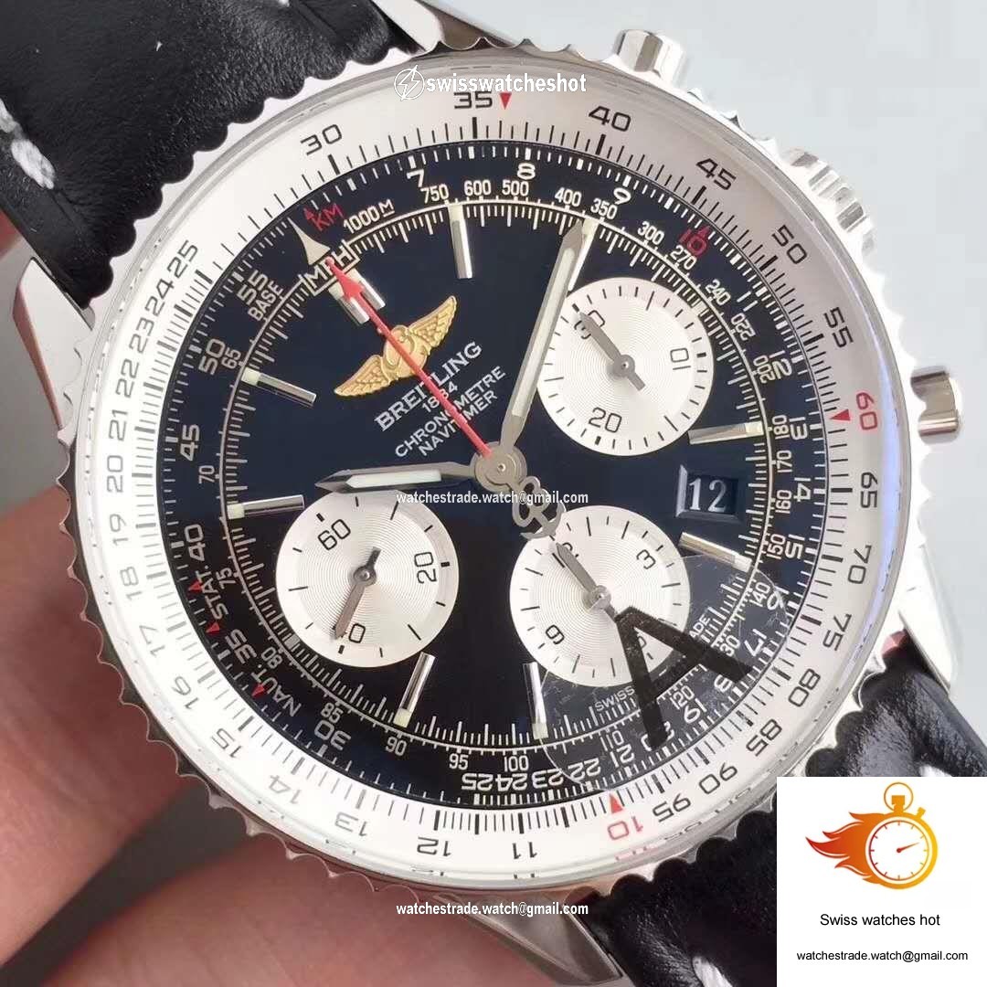 Breitling Navitimer GMT AB044121/BD24/441X/A20BA.1 JF Factory Black Dial 4