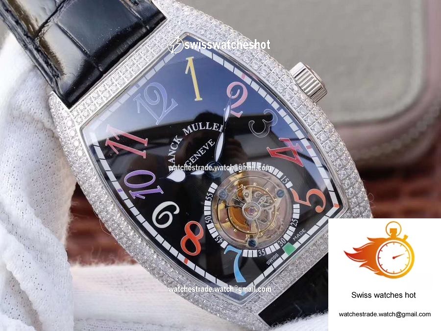Franck Muller Crazy Color Dreams Tourbillon 8880 Black Dial 4