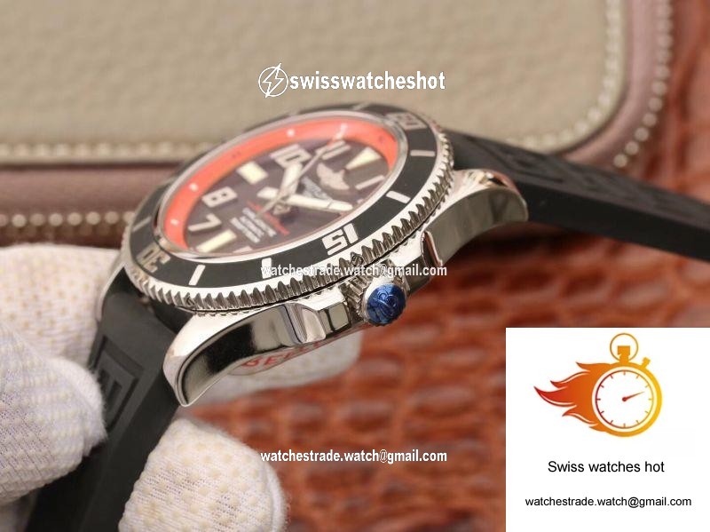 Breitling Superocean 42 Abyss Red A1736402/BA31BKRD ZF Factory Black Dial 4