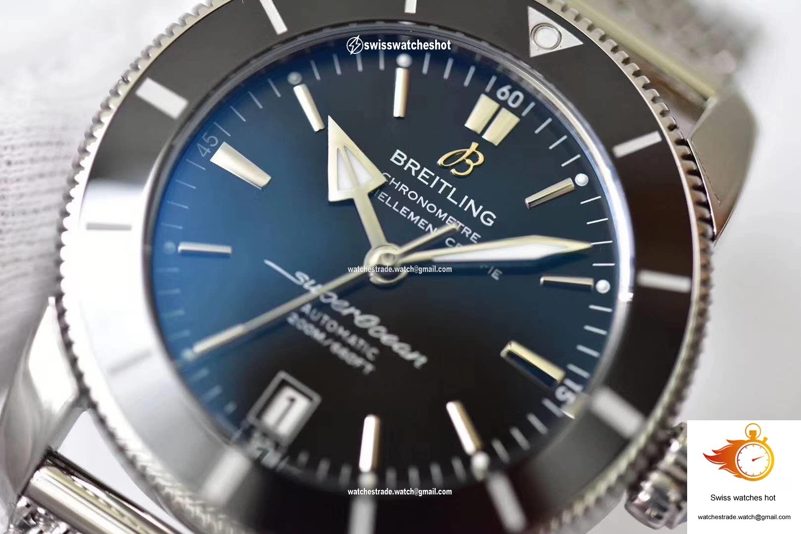 Breitling Superocean Heritage II 42 AB2010121B1A1 GF Factory Blue Dial 4