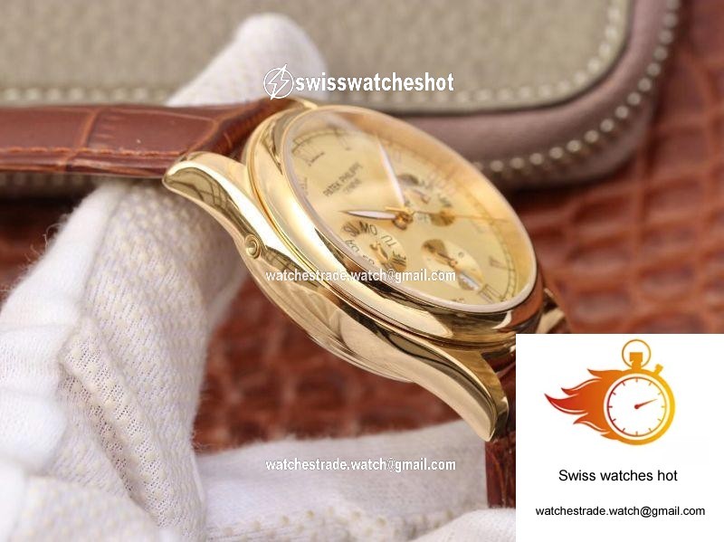 Patek Philippe Annual Calendar 5035J Gold Dial 4