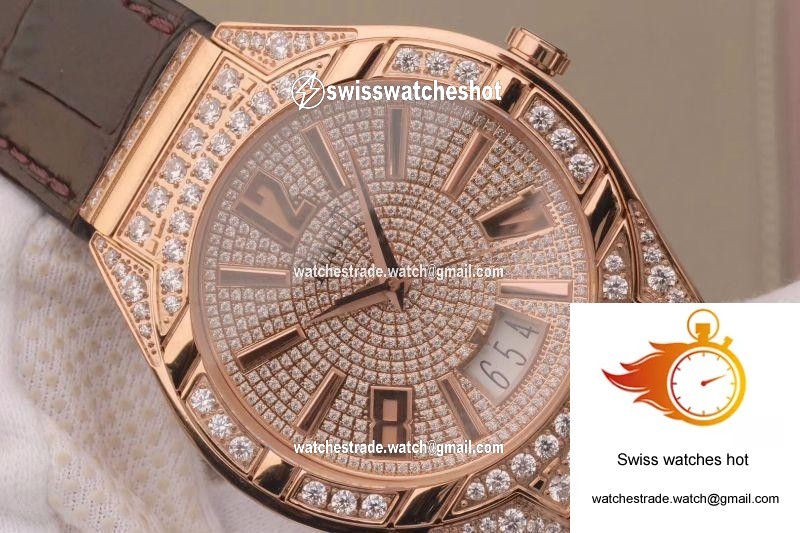 Piaget Polo MKS Factory Rose Gold Case Diamond Dial 4